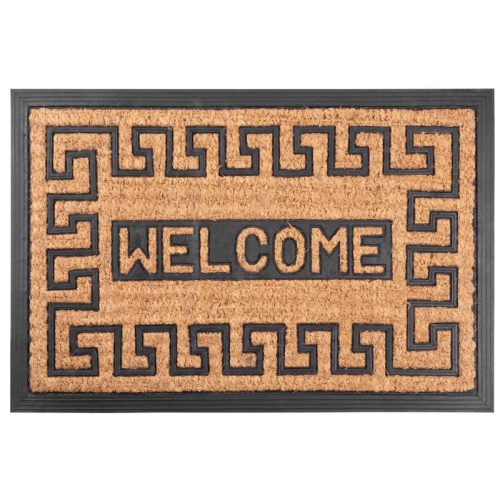 MagicHome RBB 110 lábtörlő - Welcome, 40 x 60 cm, barna