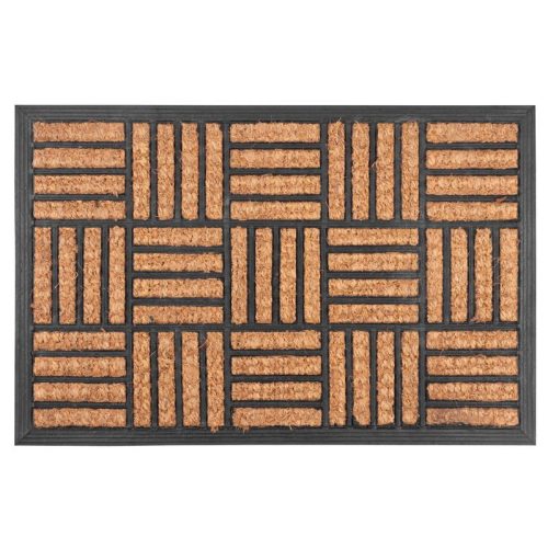 MagicHome RBB 123 Parquets 3 lábtörlő, 40 x 60 cm, barna