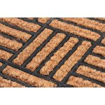 MagicHome RBB 123 Parquets 3 lábtörlő, 40 x 60 cm, barna