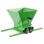 Gyümölcsdaráló, Vivatechnix Viva 2211077, zöld, 25 l, teljes fém, kézi hajtás