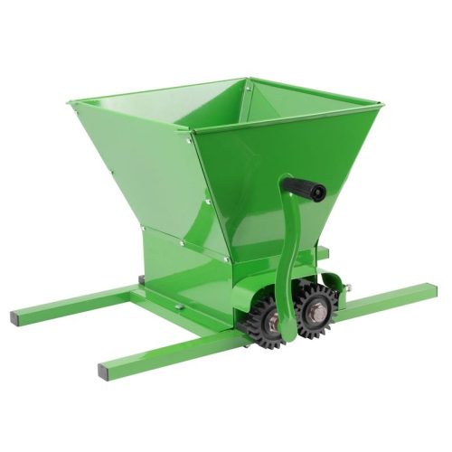 Gyümölcsdaráló, Vivatechnix Viva 2211077, zöld, 25 l, teljes fém, kézi hajtás