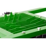 Gyümölcsdaráló, Vivatechnix Viva 2211078, zöld, 25 l, teljes fém, kézi hajtás