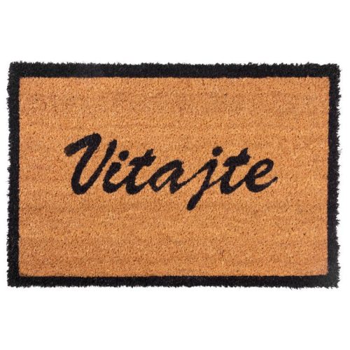 MagicHome RBC 199 lábtörlő - Üdvözöljük, 40 x 60 cm, barna