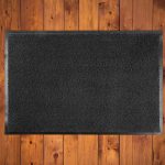 MagicHome CPM 304 lábtörlő - 60 x 90 cm, fekete/szürke