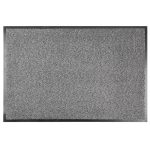 MagicHome lábtörlő - 60 x 90 cm, szürke/fekete