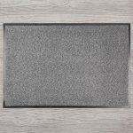 MagicHome lábtörlő - 60 x 90 cm, szürke/fekete