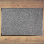 MagicHome lábtörlő - 60 x 90 cm, szürke/fekete