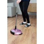 Seprőgép, Strend Pro Sandy EF1, króm/rózsaszín, 3 az 1-ben, 0,5 l, forgókefés, teleszkópos nyél, rozsdamentes acél, ABS műanyag, nejlon sörték