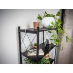 MagicHome 5 polcos összecsukható és mozgatható fém műhelypolc, 163 x 72 x 34 cm, teherbírás: 50 kg/polc