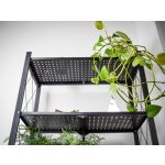 MagicHome 5 polcos összecsukható és mozgatható fém műhelypolc, 163 x 72 x 34 cm, teherbírás: 50 kg/polc