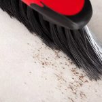 Seprű, Vileda Classica, 2 az 1-ben, normál méret, piros-szürke, kétféle sörte kombinációval