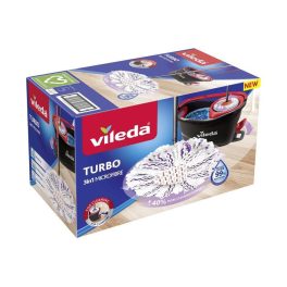   Felmosó szett, Vileda Turbo 3 az 1-ben, max. 125 cm teleszkópos rúd, mikroszálas, pedálos vödör, 99% baktériumeltávolítás vízzel