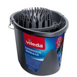 Vödör, Vileda SuperMocio Wring&Go, 7,5 liter, piros-szürke, csavarókosárral, újrahasznosított anyagból