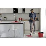 Felmosó, Vileda SuperMocio Universal, univerzális, szuper nedvszívó, minden padlótípushoz, mosógépben mosható 60°C-ig, levehető fej, masszív nyél