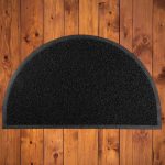 MagicHome Halfmoon lábtörlő - 45 x 75 cm, fekete