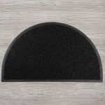 MagicHome Halfmoon lábtörlő - 45 x 75 cm, fekete