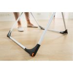 Vileda Extra ruhaszárító, 20 méter szárítási terület, fehér, X-alakú vázzal, lehajtható kiegészítővel, kerekekkel és biztonsági zárral