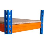 Strend Pro 4 polcos fém műhelypolc, 180 x 180 x 60 cm, teherbírás: 600 kg/polc