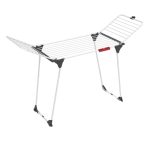 Vileda King ruhaszárító, 20 méter szárítási terület, fehér, extra vastag huzalokkal, stabil acél-alumínium vázzal, dőlésálló kialakítással