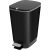 Szemeteskuka, KIS Chic Bin M, 35 l, matt fekete, 40,5 x 26,5 x 45 cm, pedálos