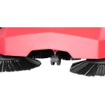 Seprőgép, Worcraft HPS-650, piros/fekete, 22 l, 65 cm munkaszélesség, mechanikus, állítható fogantyú, kültéri felületekre