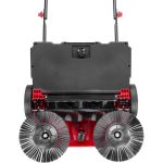 Seprőgép, Worcraft HPS-650, piros/fekete, 22 l, 65 cm munkaszélesség, mechanikus, állítható fogantyú, kültéri felületekre