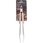 Strend Pro Grill rozsdamentes fogó fa nyéllel - 4,3x38-42 cm
