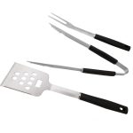 Strend Pro Grill 3db-os készlet grillezéshez és sütéshez - fekete