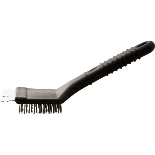 Strend Pro Grill kefe grilltisztításhoz, kaparóval - 5x5,5x21,5cm