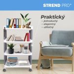 MagicHome Rolly 4 polcos műanyag tároló, 49 x 29 x 75,5 cm