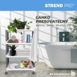 MagicHome Rolly 4 polcos műanyag tároló, 49 x 29 x 75,5 cm