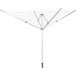 MagicHome kültéri ruhaszárító, 50 méter szárítási terület, szürke, zsinórfeszítő rendszerrel, rozsdamentes lakkozással, nagyméretű kivitelben