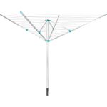 MagicHome kültéri ruhaszárító, 50 méter szárítási terület, szürke, zsinórfeszítő rendszerrel, rozsdamentes lakkozással, nagyméretű kivitelben