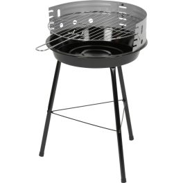 Strend Pro Fabio faszenes grill - fekete - 38 x 38 x 55 cm
