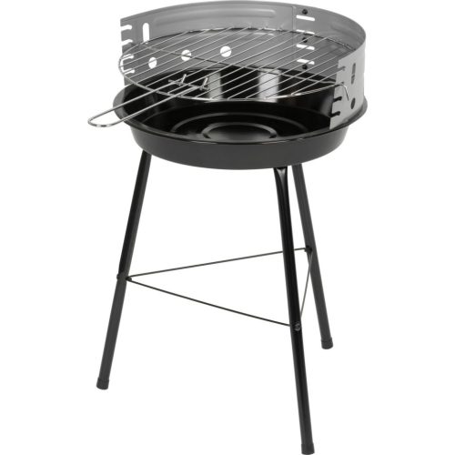 Strend Pro Fabio faszenes grill - fekete - 38 x 38 x 55 cm