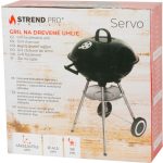 Strend Pro Servo faszenes grill - fekete - 45 x 52,5 x 73,5 cm