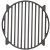 Grillrács, Strend Pro, szürke, 29,5 cm, kerek