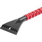 Autós hó- és jégeltávolító készlet, Strend Pro Prémium, 3 db, teleszkópos lapát 79–99 cm, jégkaparó és hóseprű, EVA hab markolat, alumínium nyél