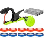 Kötözőfogó készlet, Strend Pro Garden Lizard, fekete, 10 db szalag, 10 000 db kapocs, professzionális