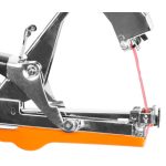 Kötözőfogó, Strend Pro Garden Cameleon SP500, szürke, acél fej, műanyag tárolórész