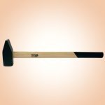 Lakatoskalapács, Strend Pro HM131 Heavy, fekete, 10 000 g, fa nyél, acél fej, DIN 1042, lapos/hegyes