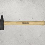 Lakatoskalapács, Strend Pro Industrial LH411, fekete, 5000 g, fa nyél, acél fej, lapos/hegyes