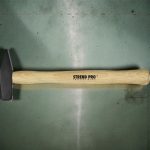 Lakatoskalapács, Strend Pro Industrial LH411, fekete, 5000 g, fa nyél, acél fej, lapos/hegyes