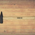 Lakatoskalapács, Strend Pro Industrial LH411, fekete, 5000 g, fa nyél, acél fej, lapos/hegyes