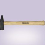 Lakatoskalapács, Strend Pro Industrial LH411, fekete, 3000 g, fa nyél, acél fej, lapos/hegyes