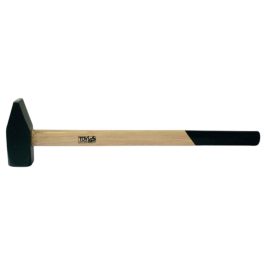   Lakatoskalapács, Strend Pro HM131, fekete, 8000 g, fa nyél, acél fej, DIN 1042, lapos/hegyes