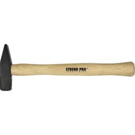   Lakatoskalapács, Strend Pro Industrial LH411, fekete, 800 g, fa nyél, acél fej, lapos/hegyes