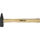 Lakatoskalapács, Strend Pro Industrial LH411, fekete, 800 g, fa nyél, acél fej, lapos/hegyes