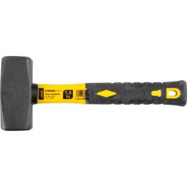   Lakatoskalapács, Strend Pro HS0524, sárga/fekete, 1500 g, üvegszálas nyél, acél fej, DIN 6475, lapos/lapos