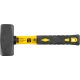 Lakatoskalapács, Strend Pro HS0524, sárga/fekete, 1500 g, üvegszálas nyél, acél fej, DIN 6475, lapos/lapos